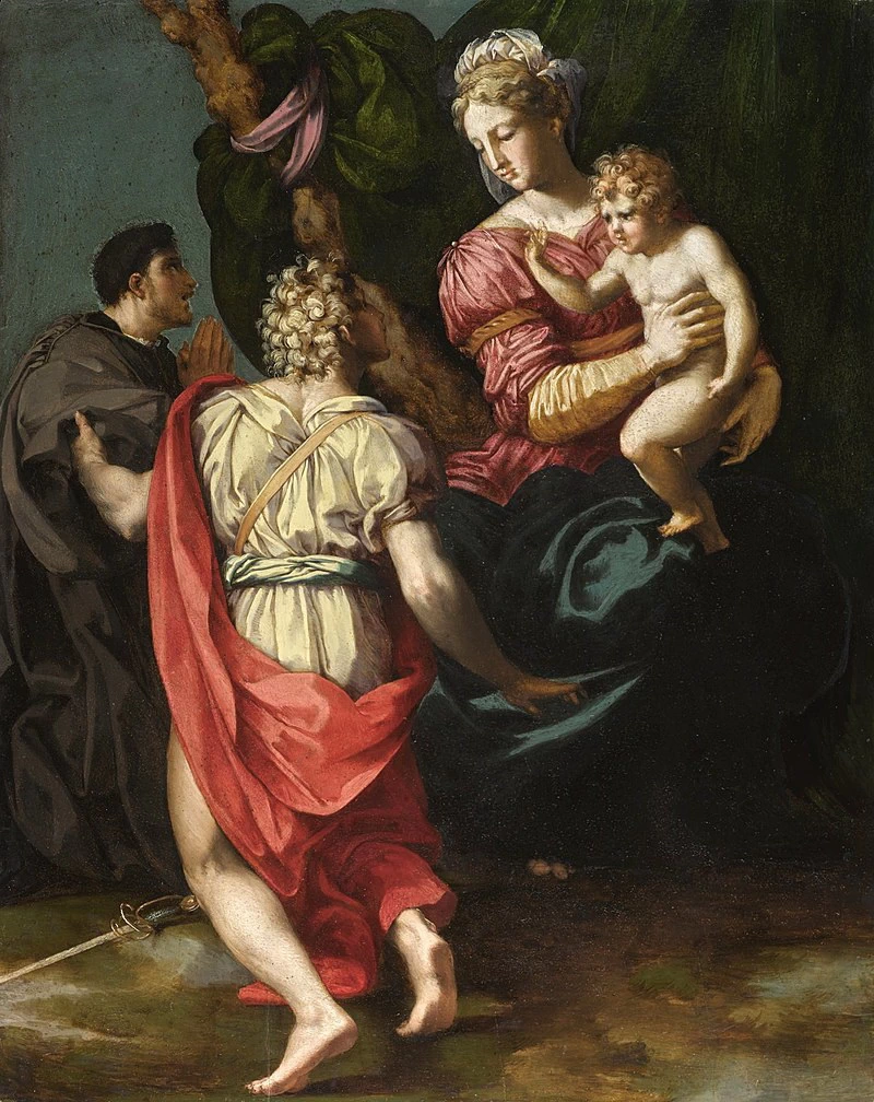 La Vergine col Bambino e San Giuliano e un donatore